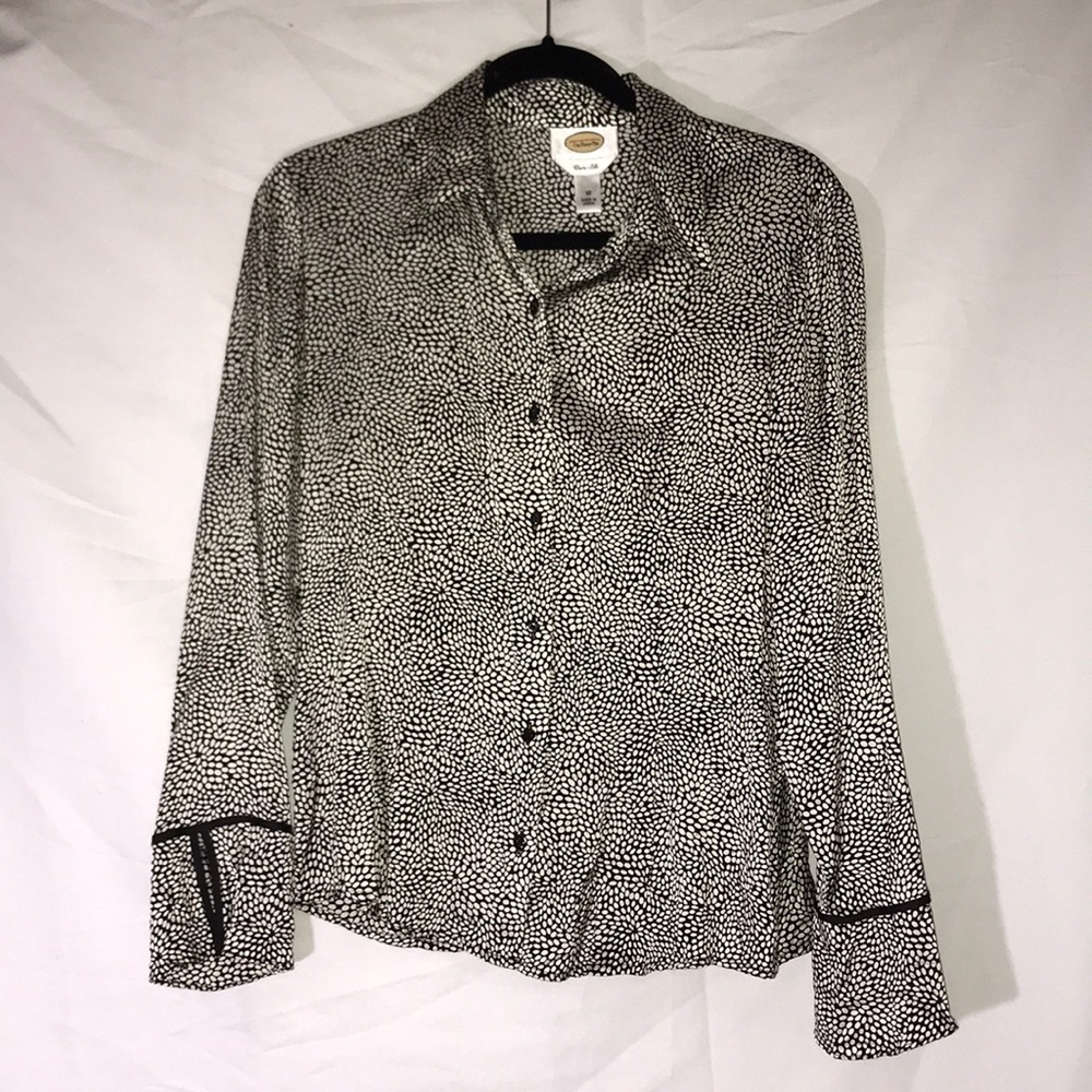 Talbots 100% silk blouse